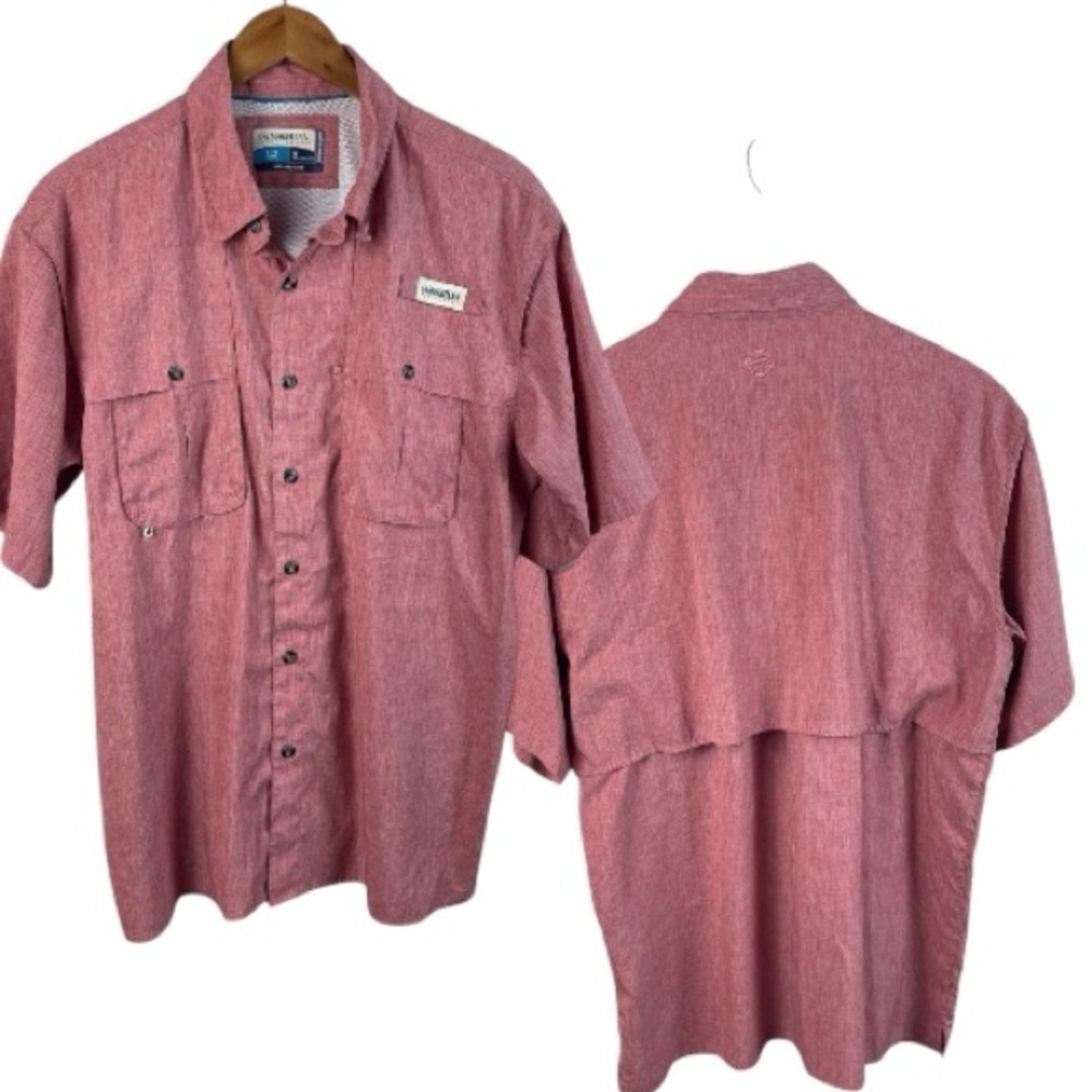 BF946 Men’s Magellan Moisture Wicking Relaxed Fit Vented Fishing Shirt M